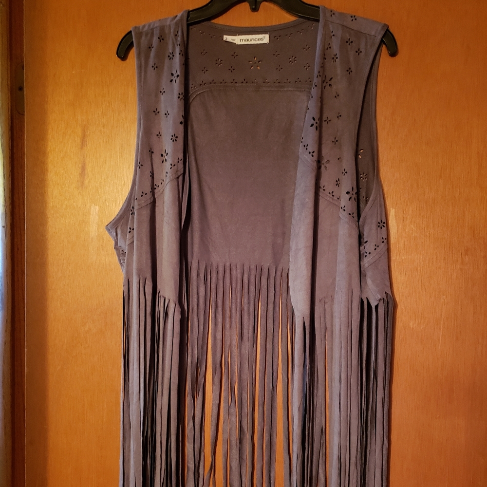 Fringed vest